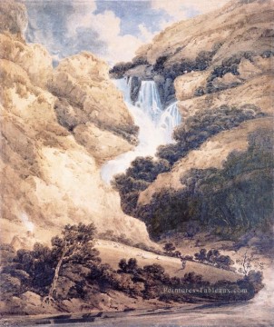  Aquarelle Tableau - Automne aquarelle peintre paysages Thomas Girtin